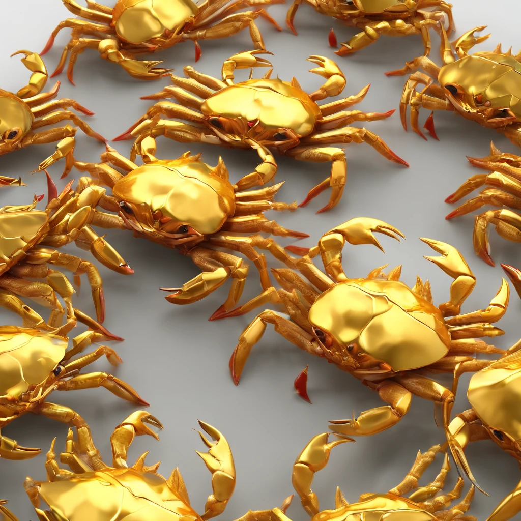 crab、golden colored