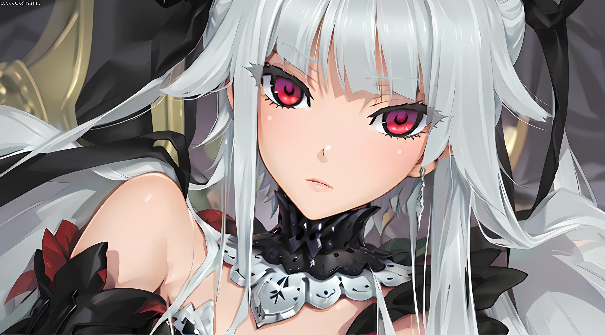 Kagarino-Kirie-pc , lolita, white hair,