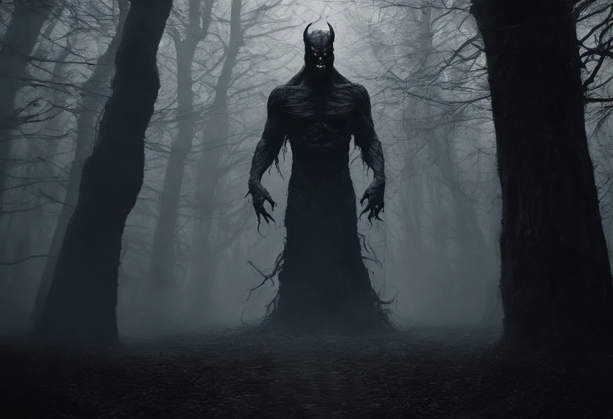 demon, horror movie scene, ghosts, monster, vampires, Dark and gloomy day. muy detallado. 8k. UHD detailed, scary