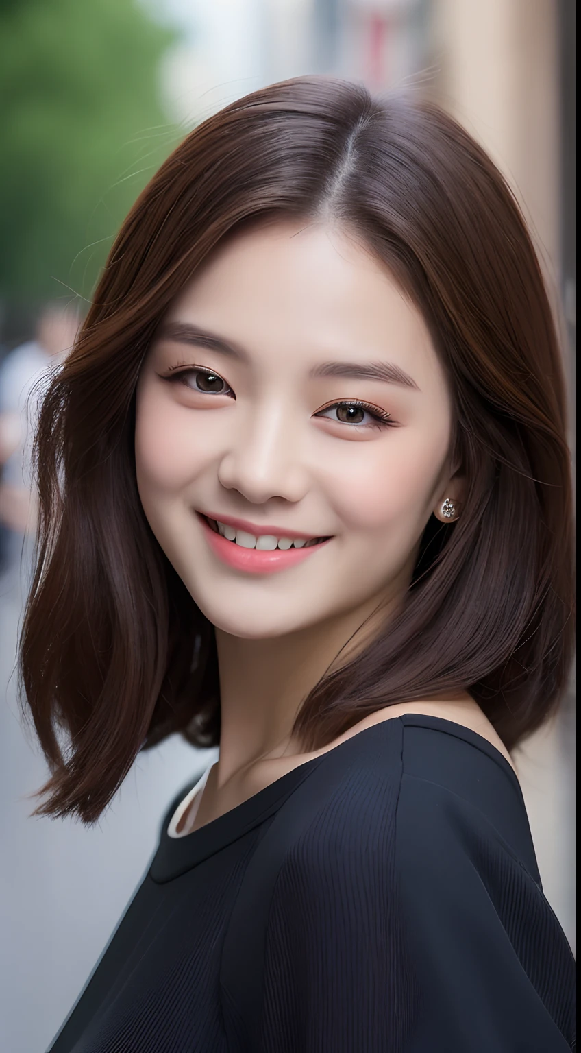(gigantic cleavage breasts)、masterpiece、top-quality、realisitic、Photorealsitic、ultra-detailliert、extra detailed face、 独奏、1girl in、Luxury makeup products、and a stylish expression on her face、irene1、(FULL BODYSHOT)、thin nose、The bikini、full body Esbian、Neon colored bikini、smil、Dancing Woman、the pose、In the car、burst into laughter、full body Esbian、Beautie、short-hair、a blond、Ash-colored hair、