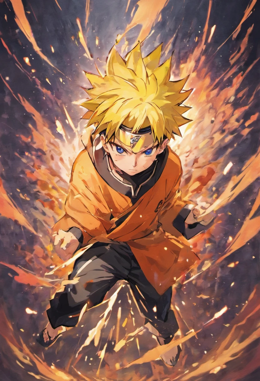 design de camisetas, naruto uzumaki battle sasuke utchiha, master part, vetor, colorida, flat illustration, fundo preto