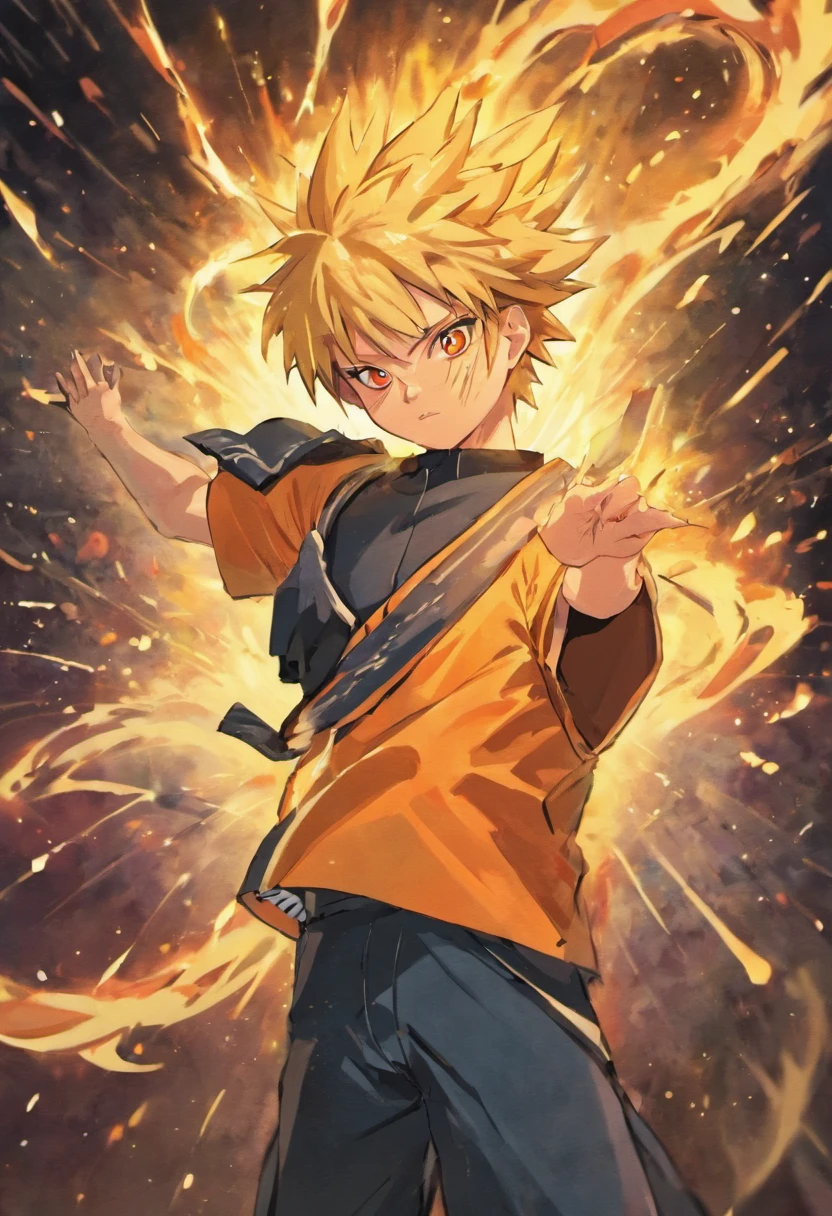 design de camisetas, naruto uzumaki battle sasuke utchiha, master part, vetor, colorida, flat illustration, fundo preto