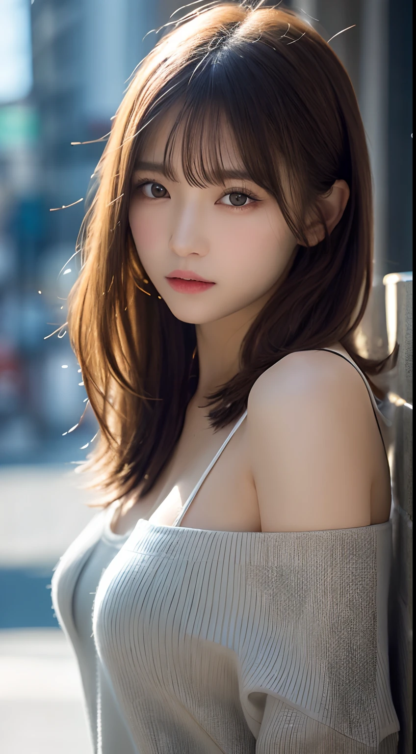 Best quality,masterpiece,ultra high res,(photorealistic:1.4),1girl,shoulder,charming,Looking at the camera,