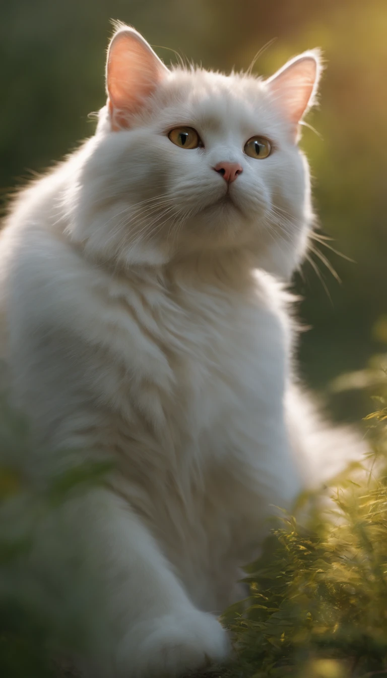 um gatinho bonito, altamente detalhado com cores ricas, clear facial features, olhos altamente detalhados e expressivos, cinemactic, Volumetric lighting, Cinematic lighting, olho, perfeito, olhos realistas, pintura digital, Complexo, altamente detalhado, alta qualidade, perfect composition, Ultra HD |, Realistic, vivid colors, altamente detalhado, Desenho UHD, caneta e tinta, perfect composition, Intricately detailed octane rendering trends at the Art Station, 8k artistic photography, arte conceitual fotorrealista, soft natural volumetric cinematic perfect light