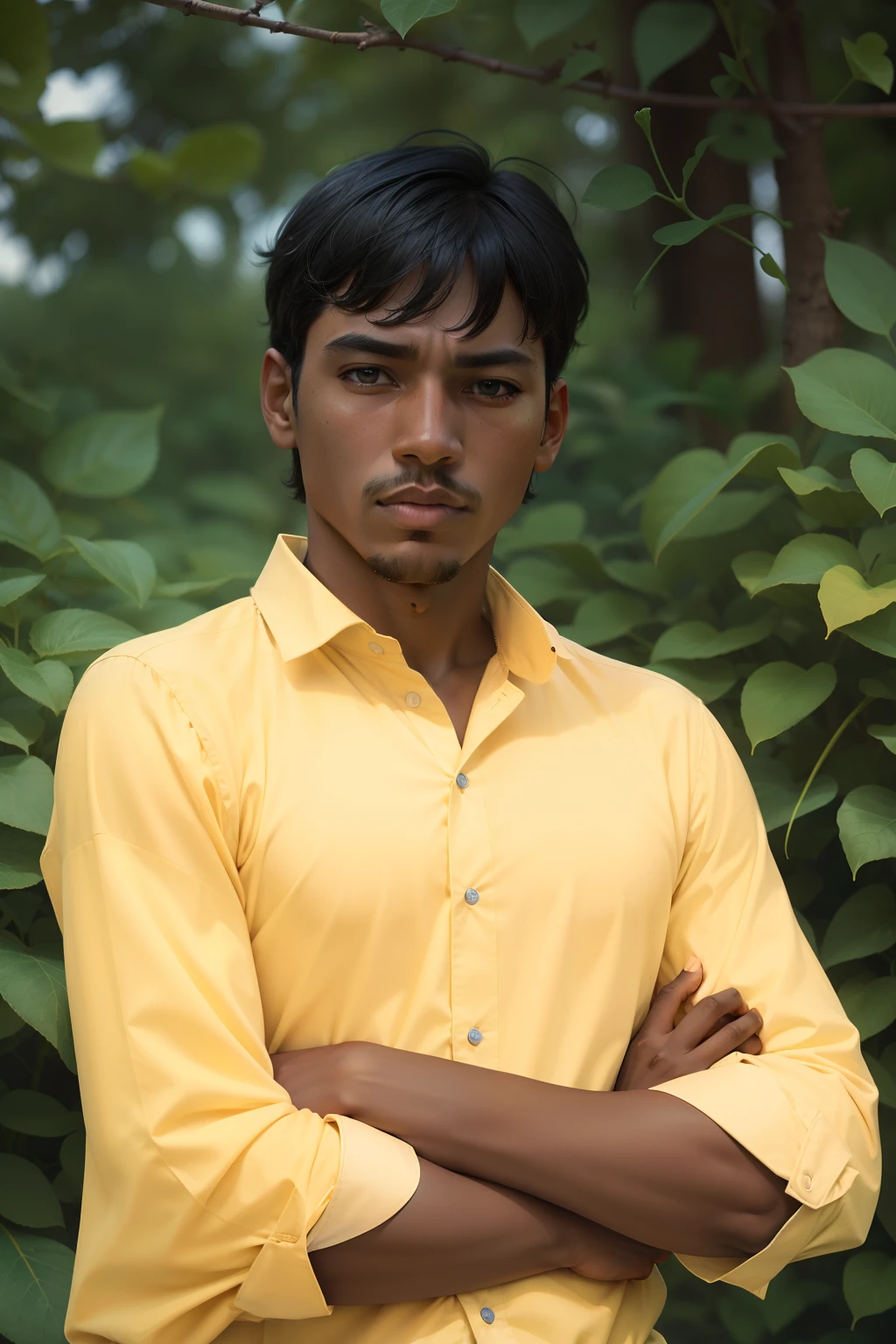 Change this background and wear mi sky blue shirt