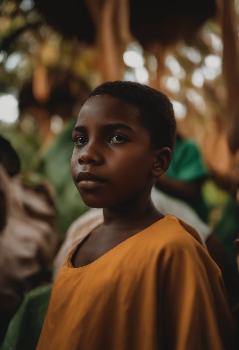 Black student of scientific initiation in Brazil.