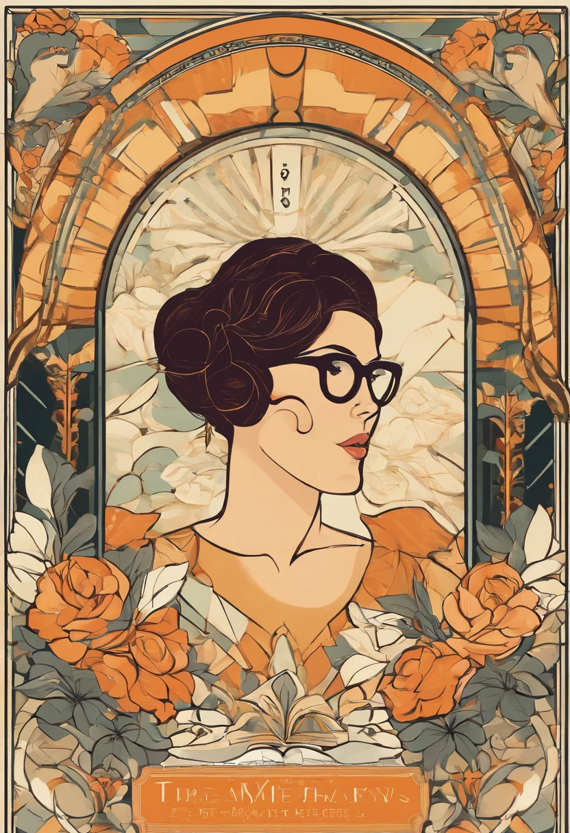 Quality first,masterpiece in detail,Middle-aged woman wearing glasses,Be a teacher,sportrait,closeup cleavage,and five cute kids reading a book,in class room,fresh flowers,Rich in color