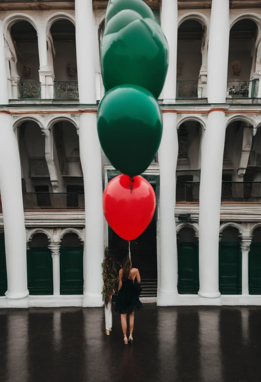 Eu gostei, porem falta misturar as cores vermelho, black and green in balloons