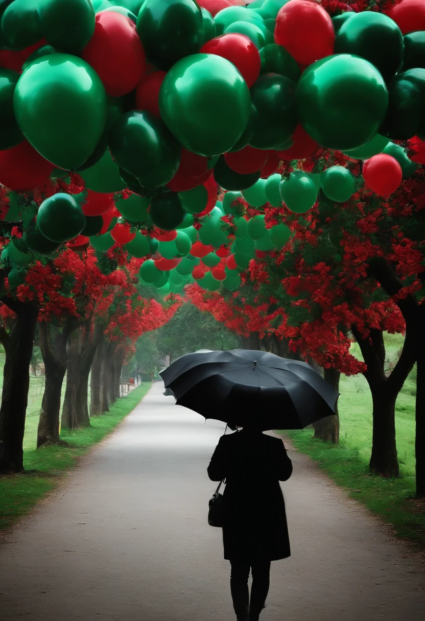 Eu gostei, porem falta misturar as cores vermelho, black and green in balloons