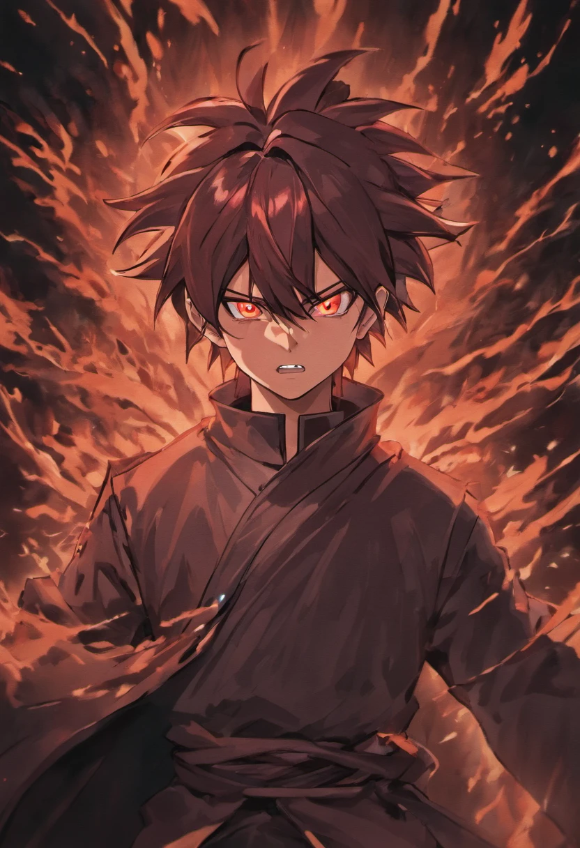 Madara Angry in Naruto with black background