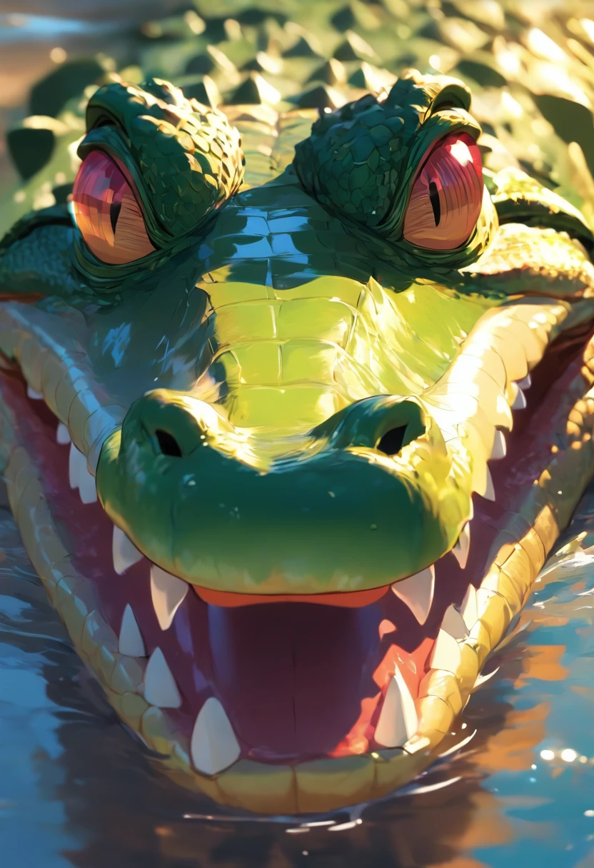 crocodile, tongue, mossy fur, (score_9,score_8_up,score_7_up,score_6_up,score_5_up,score_4_up)