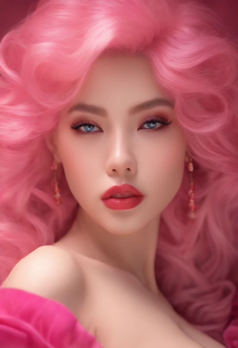 ((8K、top-quality、masuter piece:1.3)), Huge breast, pink nipples, detailed face and eyes, Sexy full body, pink pussy