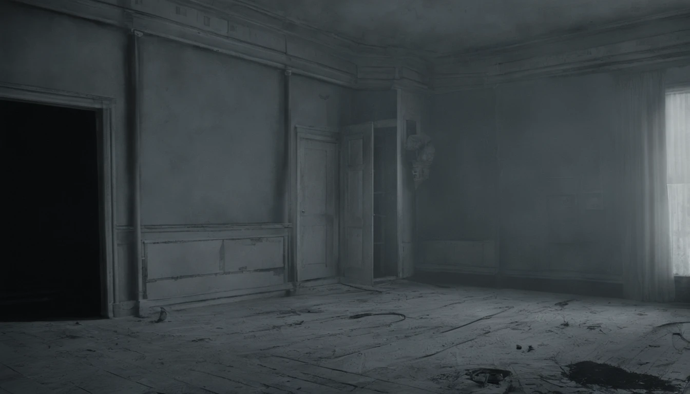 The hands of the clock standing in the corner of the room rapidly turned back.、New mansion、It has been transformed into a place full of life