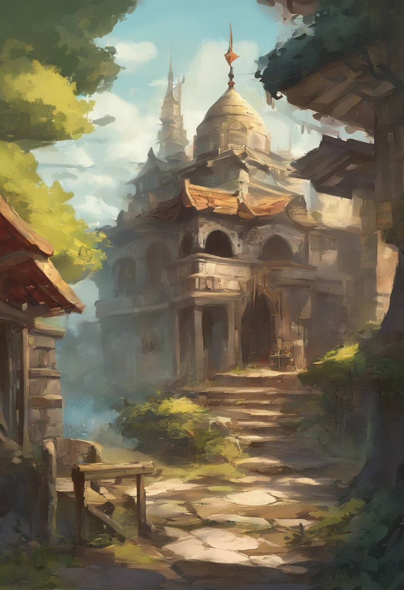 One afternoon, she found an old map. On it was a small shrine marked in a corner of the city. Something inside her felt drawn to that shrine.