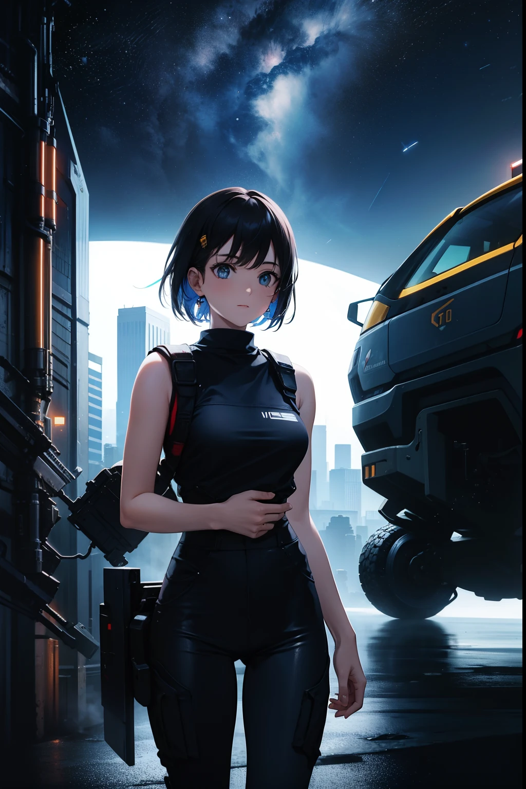 Sci-fi, space, mechanic