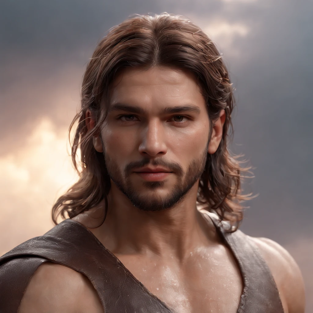 (Professional 3D rendering:1.3) de (Realistic:1.3) Foto de arte mais bonita do mundo,Features soft, bright male heroes, ((Epic hero muscular fantasy rough man angry wet hero looking long hair short beard and fierce expression in dynamic pose, fantastic location, majestoso ambiente desordenado)), Full-body 8k unified rendering, action shot, poros da pele, very dark lighting, sombreamento pesado, circunstanciado, Rosto detalhado, (vibrante, fotogrdeia realista, Realistic, Dramatic, Escuro, foco nítido, 8k), (Old leather clothes damaged by bad weather:1.4), ((((Use peles)))), (intrincado:1.4), decadente, (altamente detalhado:1.4), pintura digital, rendering by octane, art stations, Conceito-Arte, liso, foco nítido, illustration, germe da arte, (Loish:0.23), Wlop Ilya Kuvshinov, e Greg Rutkowski e Alphonse Mucha Gracias, (global ilumination, studiolight, Light Volumetric), chuva forte, floating particles, patife, fantasia, Onze, corpo inteiroesbian, ((Fundo escuro e antigo da cidade:1.3)),CGSesociedade,art stations