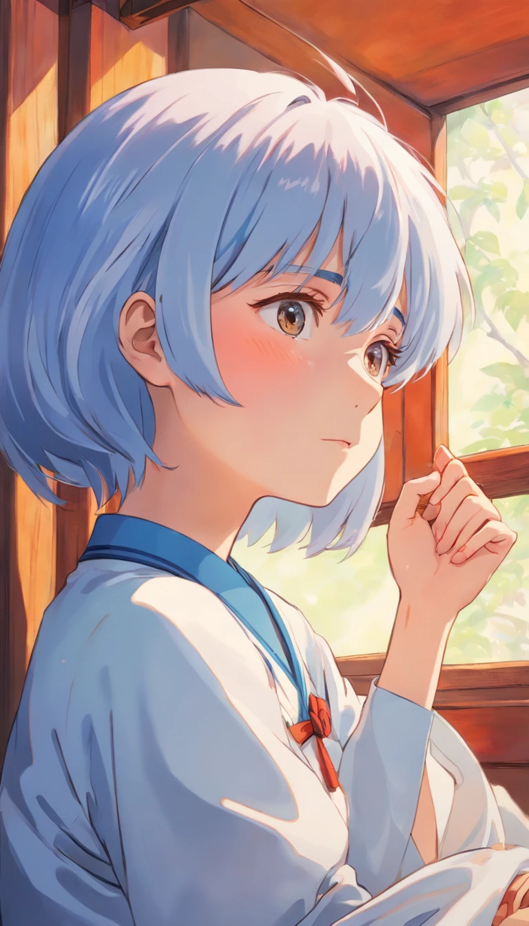 Rei Ayanami durmiendo