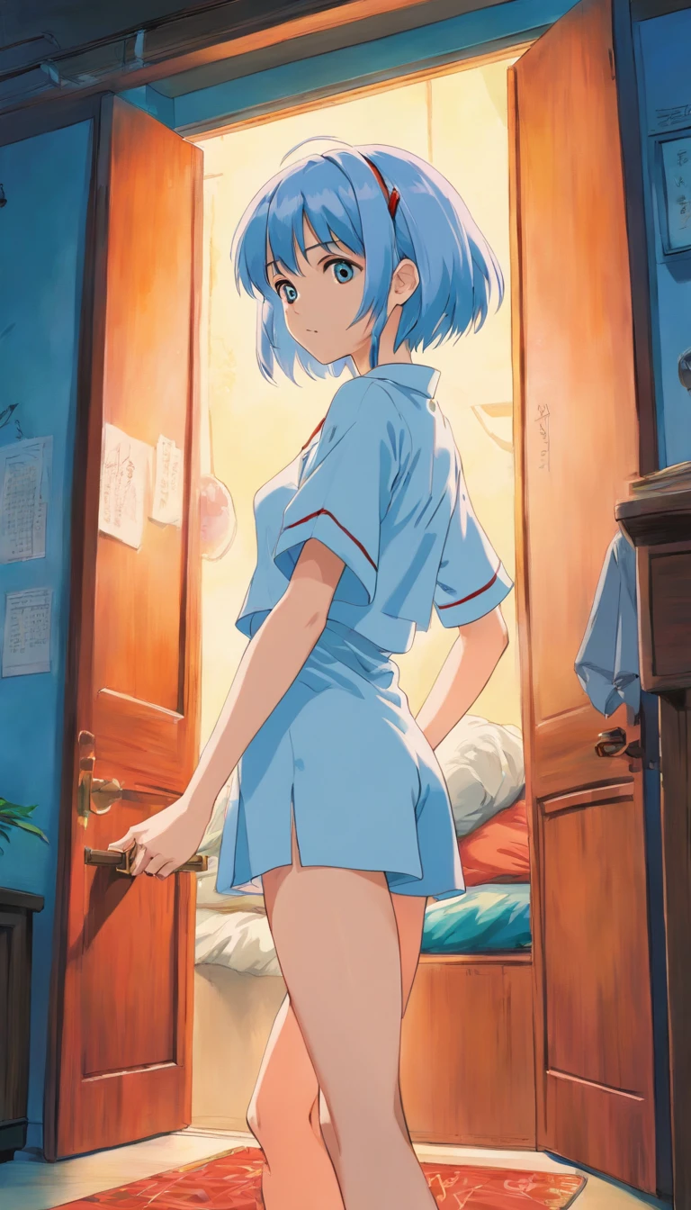 Rei Ayanami en ropa interior