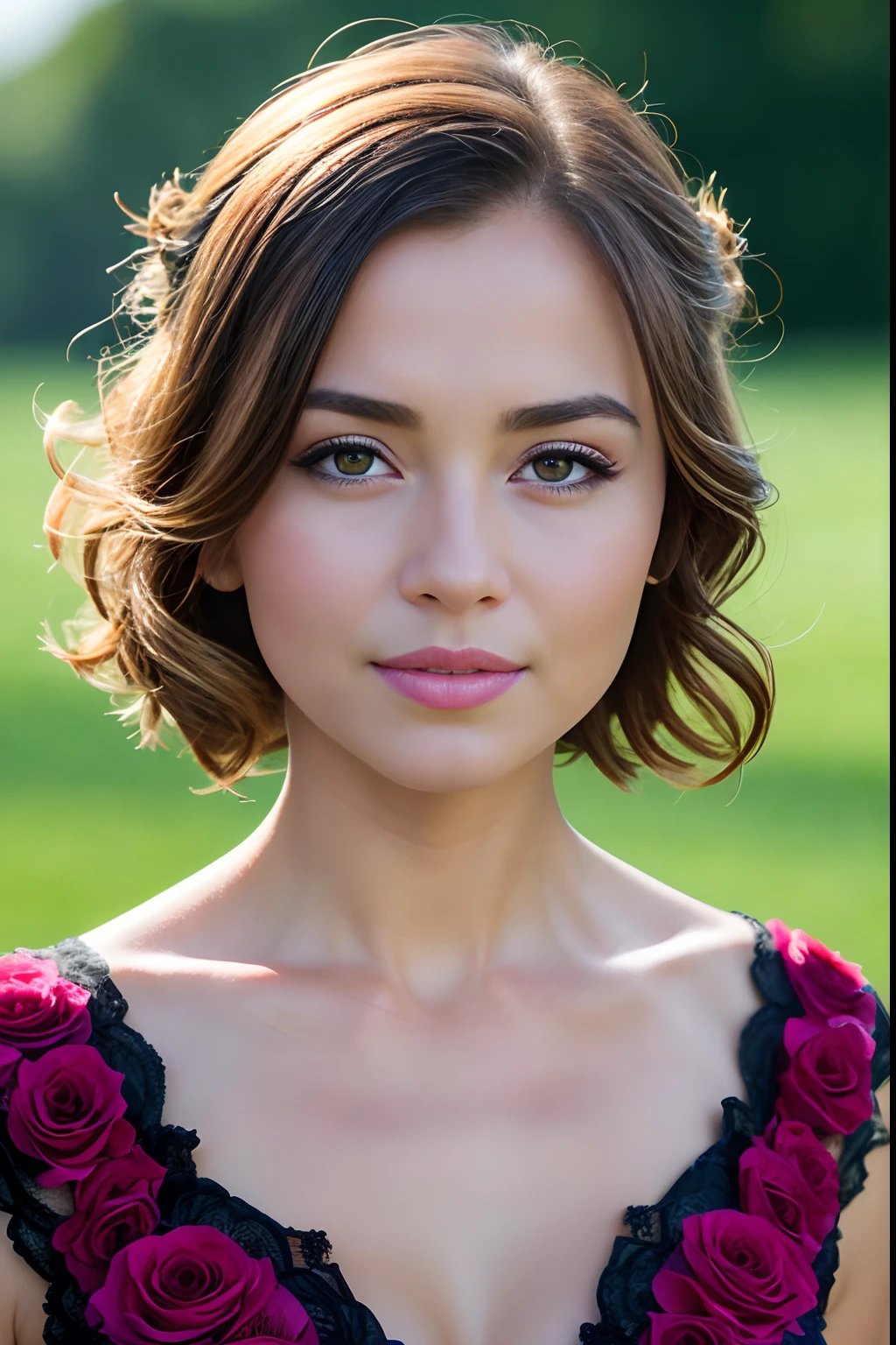 Glamour style, ​masterpiece, top-quality, 8K, art  stations, foco nítido, A hyper-realistic, high detailing, RAW Portrait, Cute Little Sittens, (up close shot), (Back round focus is blurred), (depth of fields), straight haired
