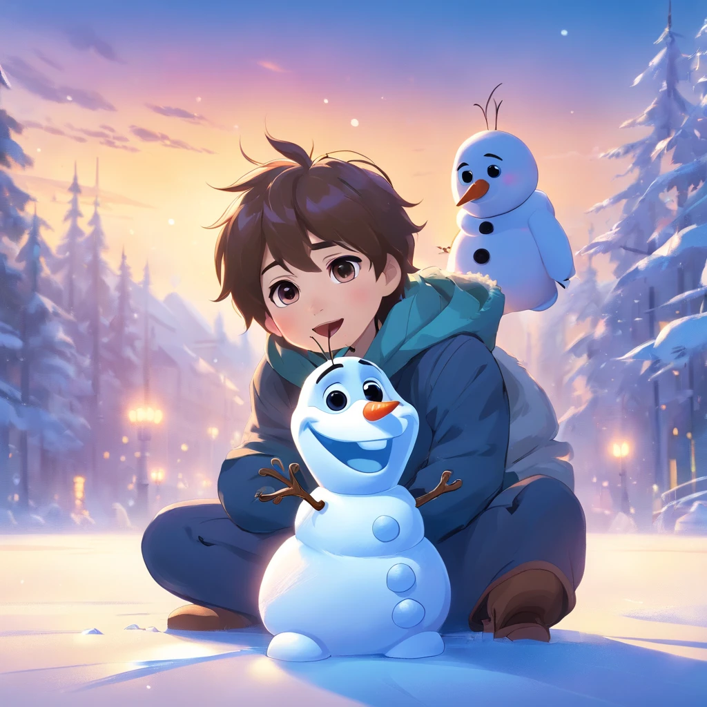 olaf, olaf snowman, frozen 2, 1 boy, cute