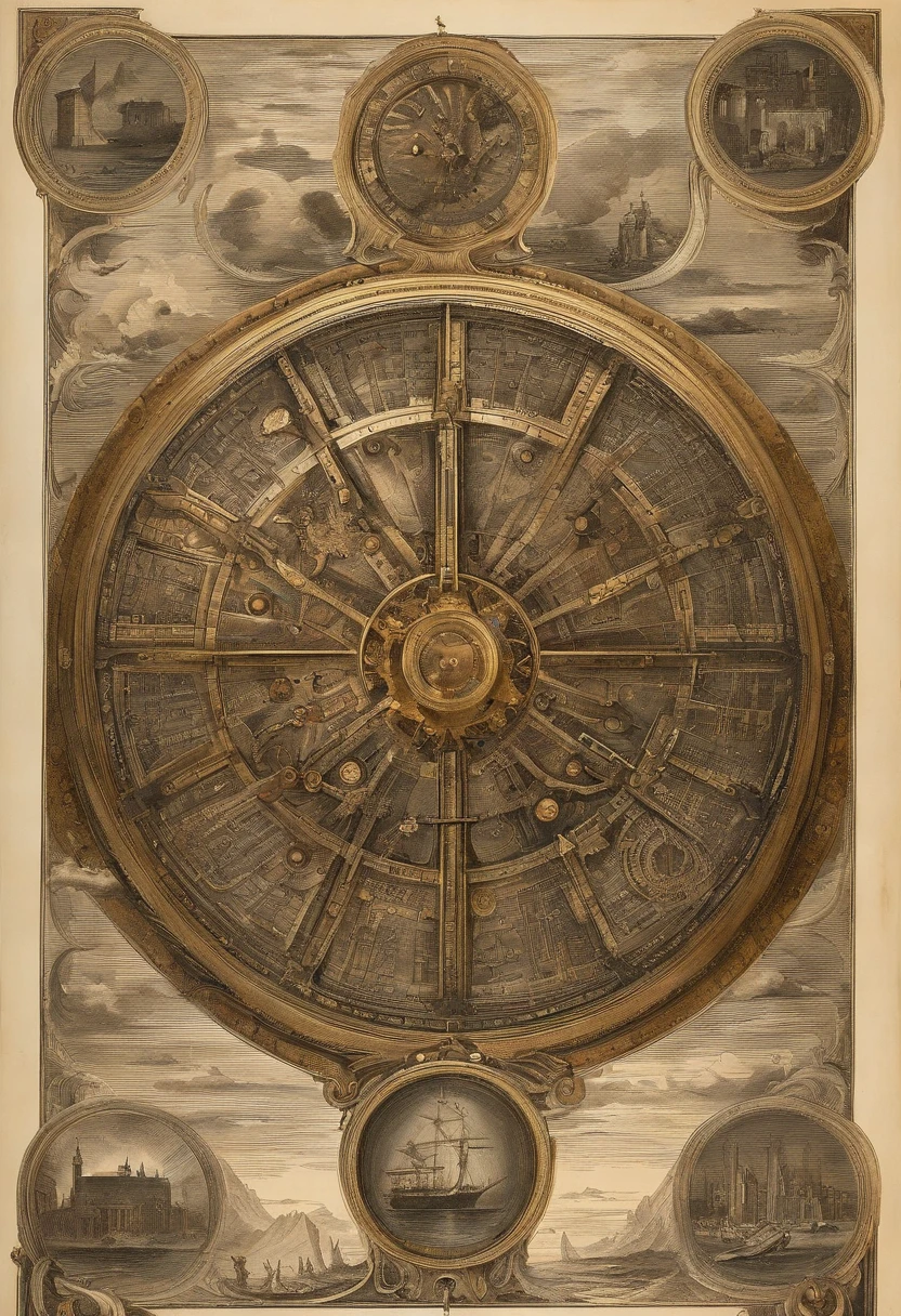 The Ancient of Days, of William Blake, 1827, Europe, Plate i: Frontispiece, The Whitworth, The University of Manchester
