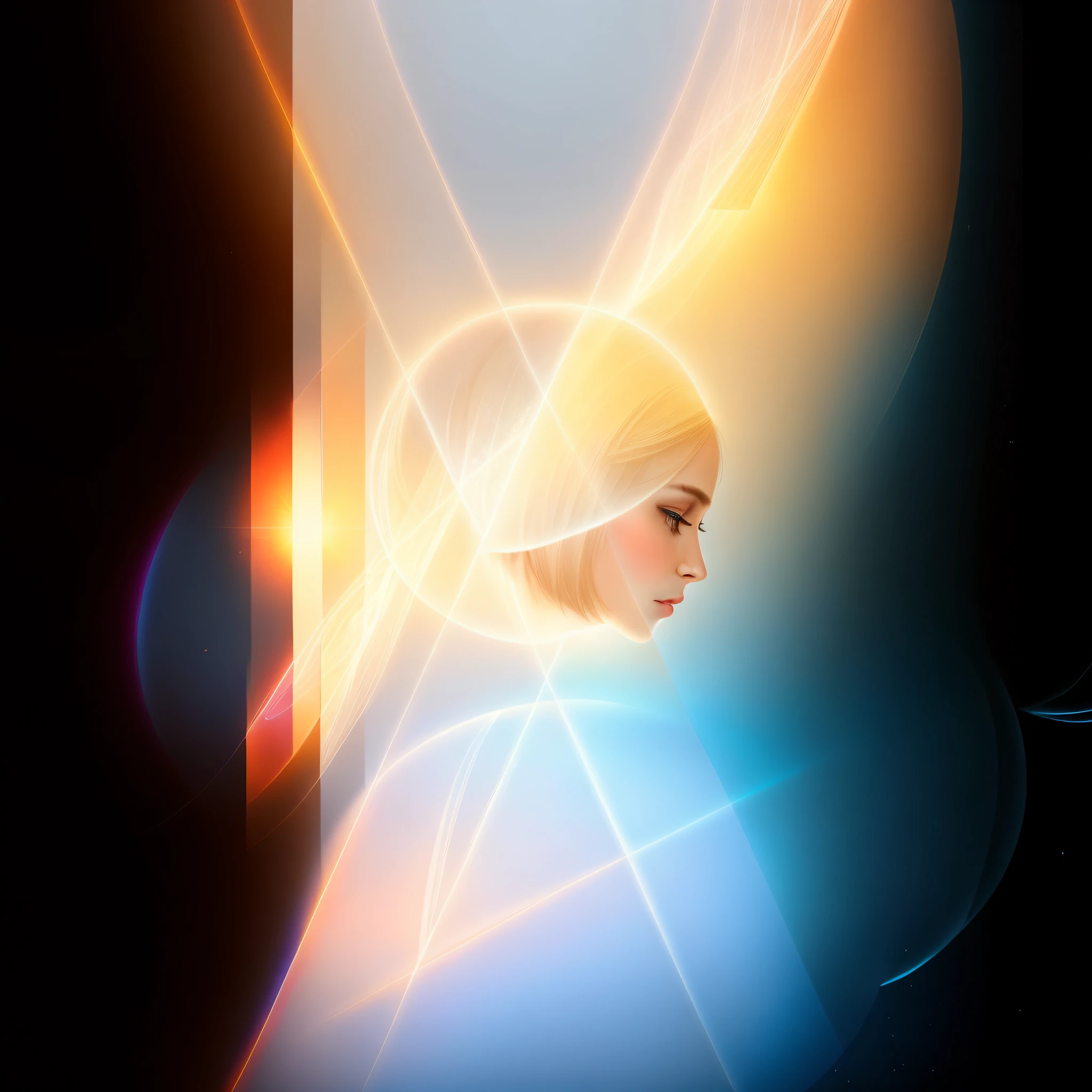 blend the two images.