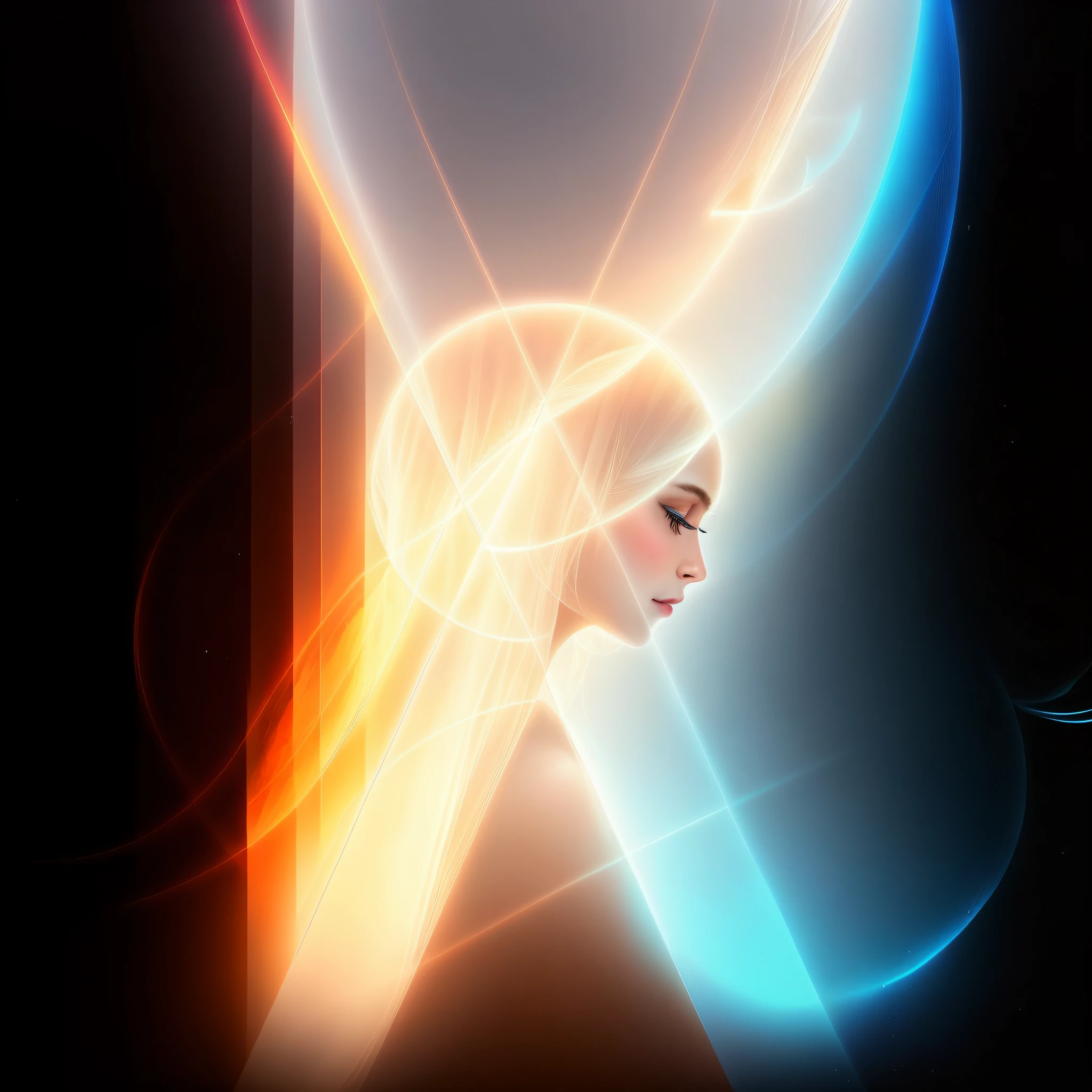 blend the two images.