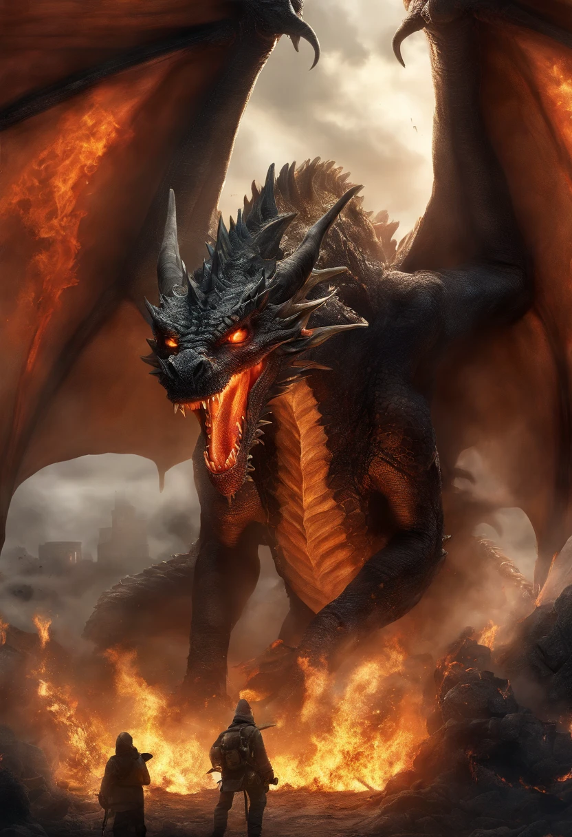 Three dragons，Share a body，Best quality,Ultra detail,realisticlying,organism,Apophis theme,Dark shadows,Fierce gaze,poison fangs,Twisted body,The scale of the chaos,Glowing eyes,majestic pose,The presence of demons,mystical ambiance,Surrounded by flames,Ominous existence,Cosmic forces,Unleashing the fury,Horrible beauty,nightmare fuel,Sharp claws,Unforgettable silhouettes,mythological creatures,dark energy,otherworldly presence,The power of the roar,swirles,Cosmic destruction,Release chaos,Nightmarish faces,Embody darkness,Charming Patterns,Menacing aura,Surreal existence,intense heat,etherealsculptures,Powerful and terrifying,Doomsday vision,Release the darkness,Reveal the unknown