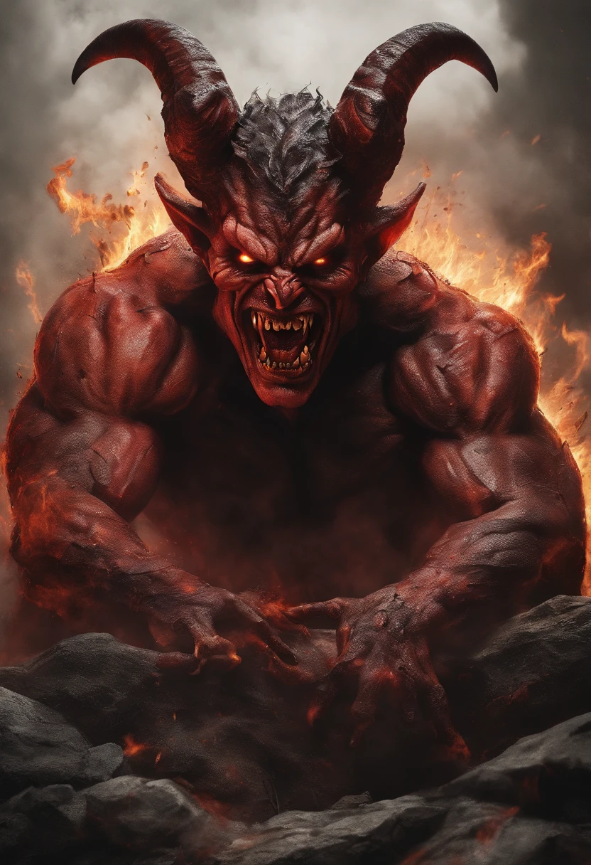 Evil male hot demon