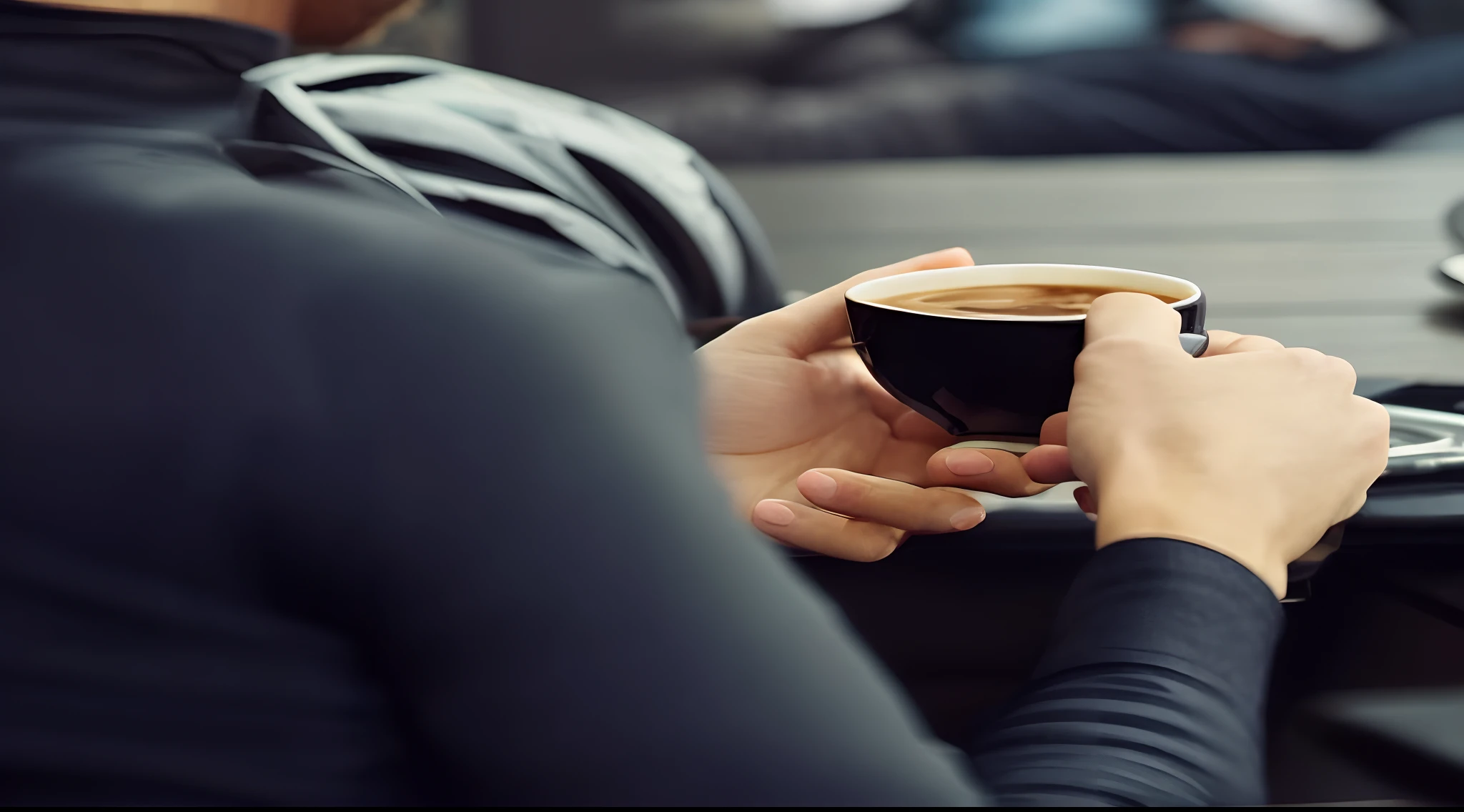 someone is sitting at a table with a laptop and a cup of coffee, drinking a coffee, drinking a cup of coffee, drinking coffee, enjoying coffee at a coffee shop, morning coffee, exclusive, coffee, confortable atmosphere, detailed surroundings, cup of coffee, subtle detailing, portrait of morning coffee, drink more coffee, coffee cup, subtle details, the best