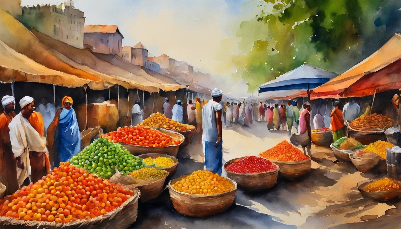 Dhaka city sadar ghat fruits market