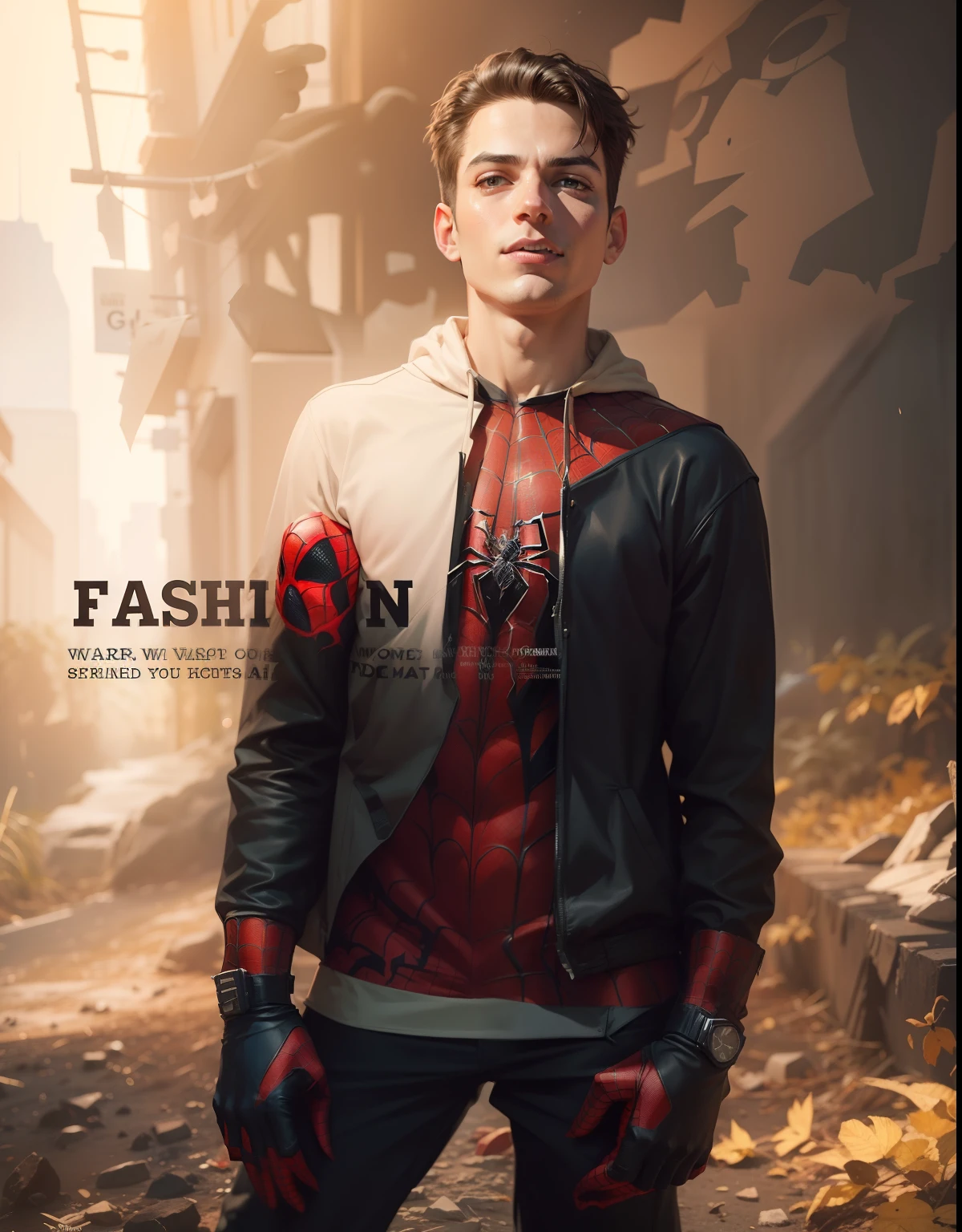 Make him spider man