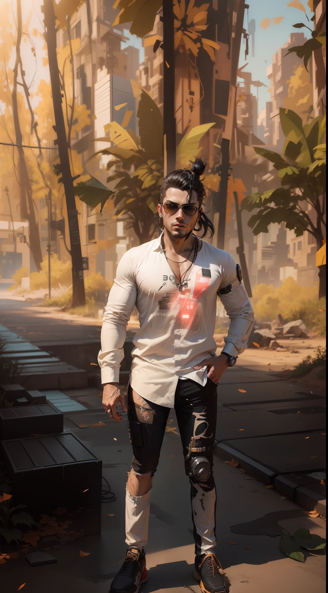 Change background cyberpunk handsome boy, realistic face. 8k, ultra high quality realistic,