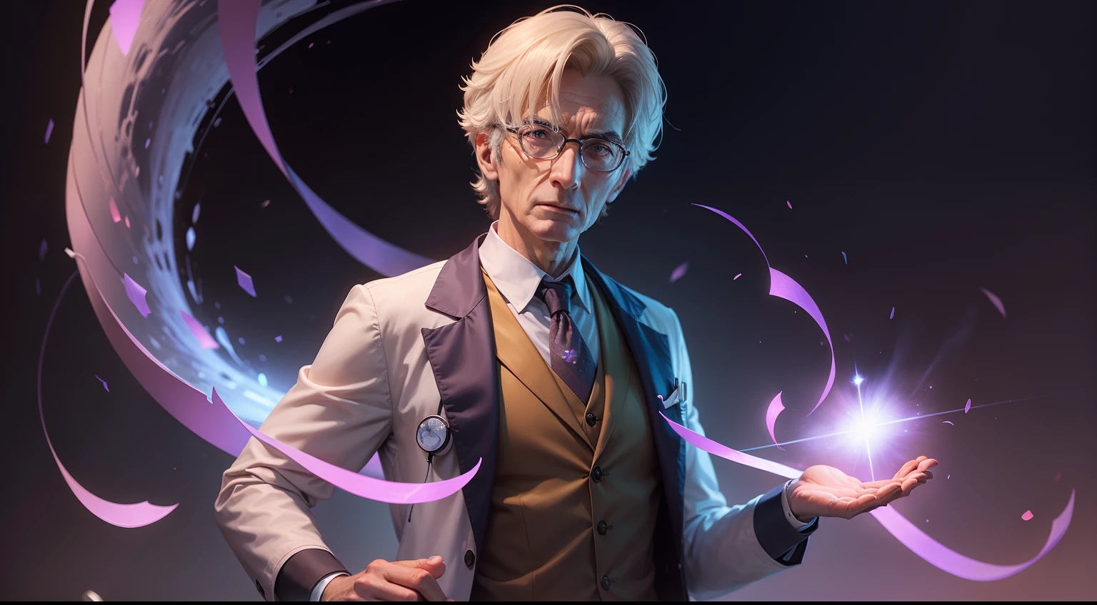 a very wise doctor who had the gift of transforming medicines into a cure for any disease imaginable ANIME