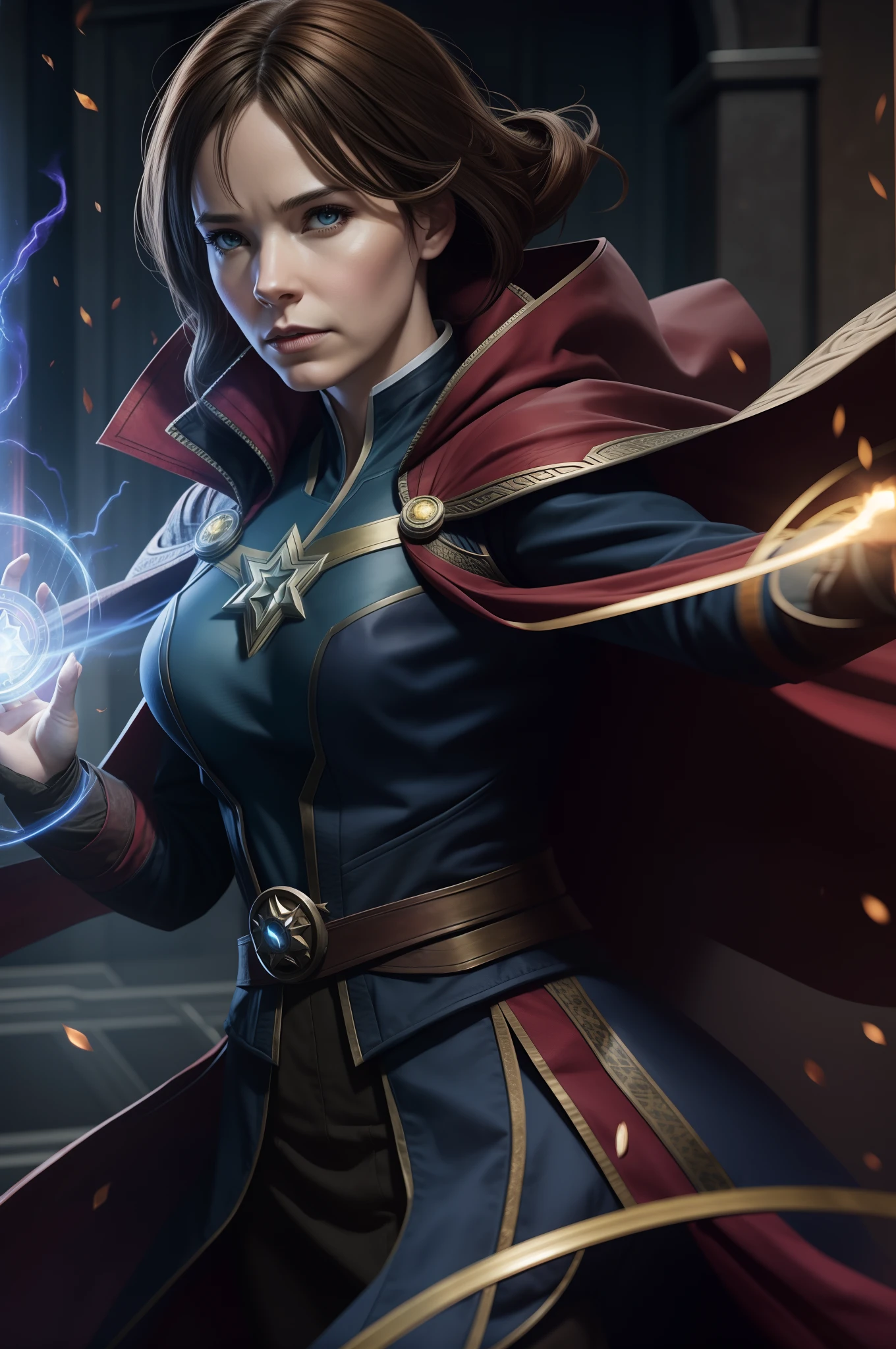 Ultra Realistic Female Marvel doctor strange.