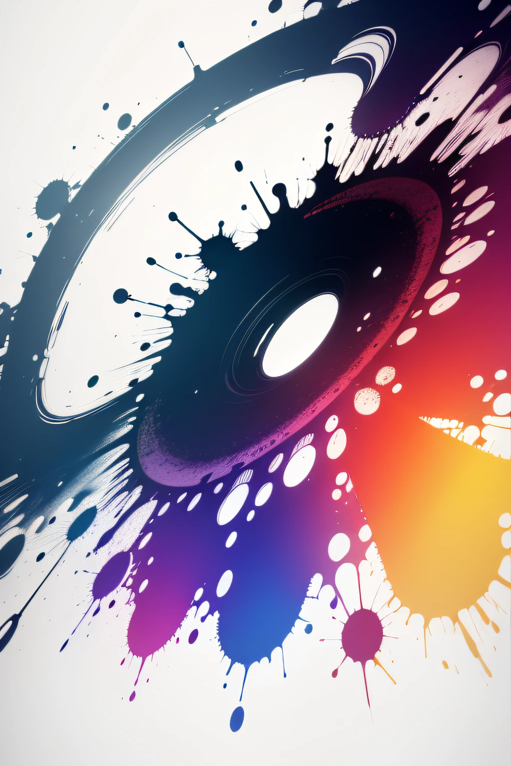 splash of colours, circular, ink, abstract, messy, modern design, wallpaper