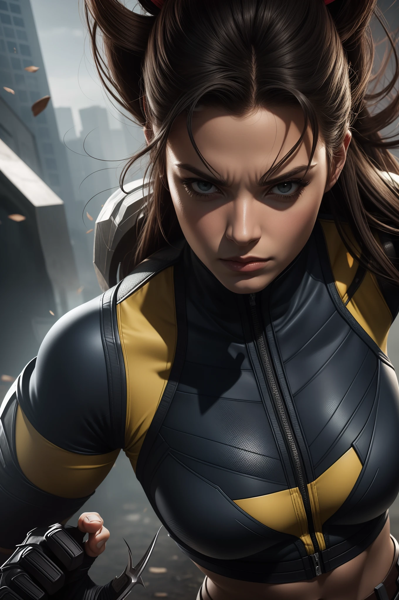 Ultra Realistic Female Marvel Wolverine character