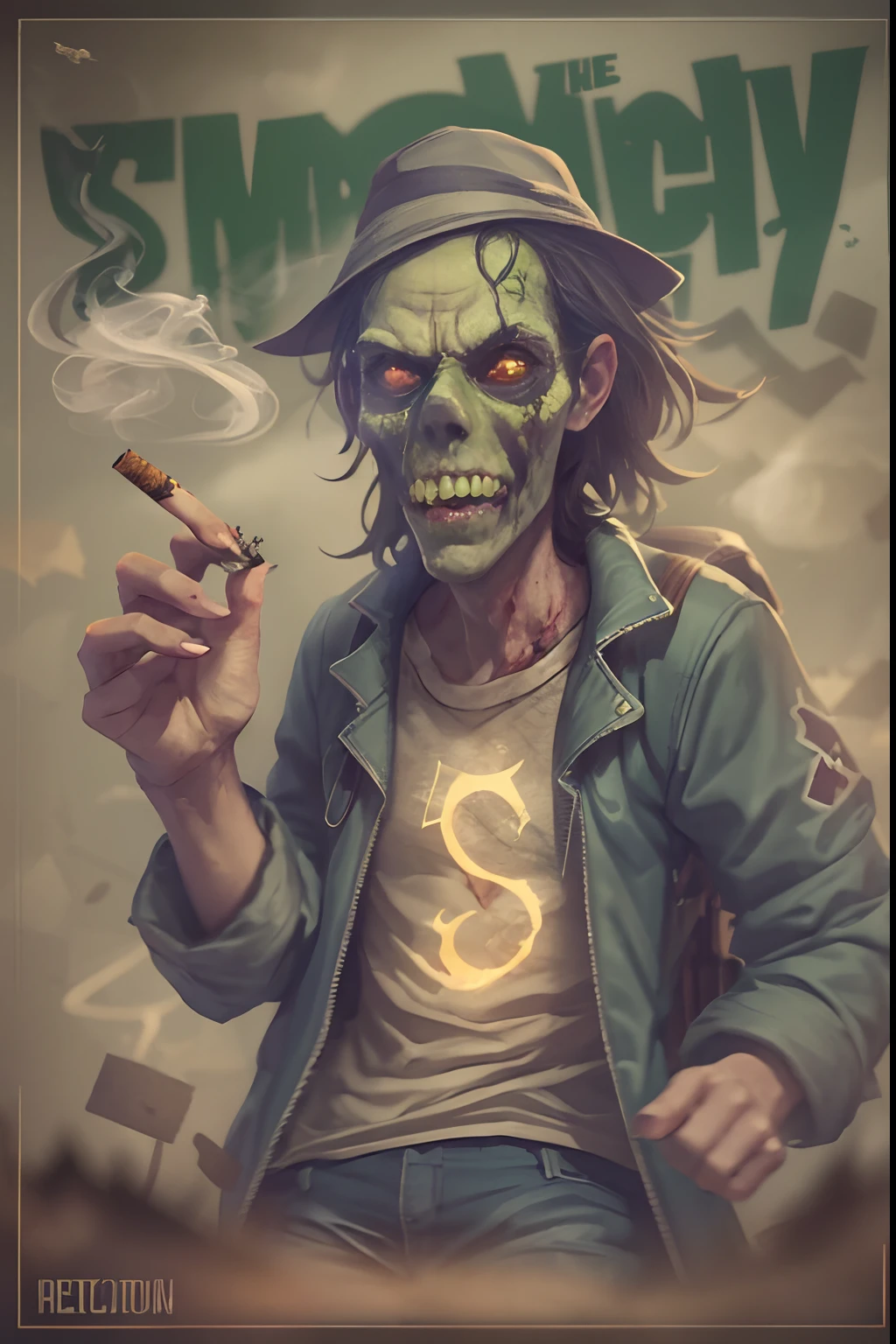 Monster Zombi, man, disney, samdoesart, csgo, SCAR, arma, Concept art, rick, portraite of a