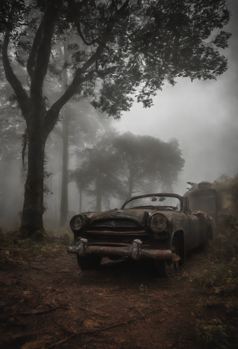 Post-apocalyptic war, tonos de color blanco, negro, Red and rust colors, sobrevivientes, vegetation, sombras, gloomy atmosphere, oscuridad, ((noche)), portada de un libro