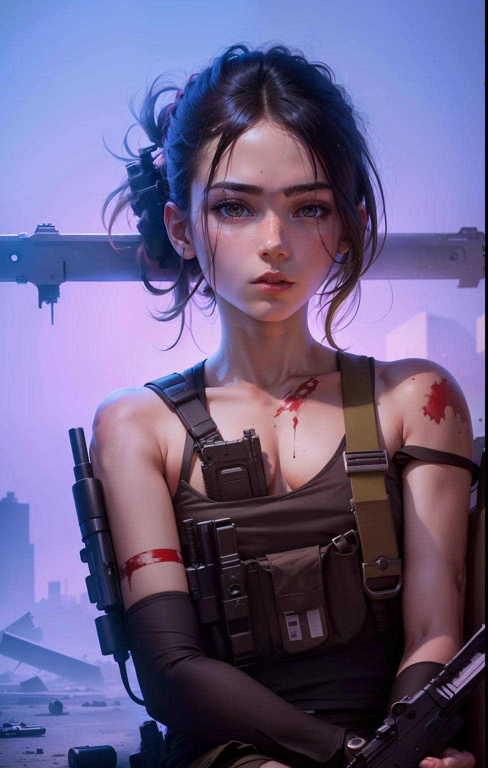 a portrait of a lonely beauty zombie girl alone in a crowd, alabaster skin, grunge outfit, crawed background, doubtful poses, perfect face, hyper detailed, dead inside, green eyes, (extremely detailed cg unity 8k wallpaper), the most beautiful artwork in the world, atey ghailan, in the style of studio ghibli, by jeremy mann, greg manchess, antonio moro, intricate, high detail, photorealistic painting art by midjourney and greg rutkowski, matte, bryan organ, extremely detailed cg unity 8k wallpaper, high detail, photorealistic painting art by midjourney and greg rutkowski, matte, bryan organ, extremely detailed cg unity 8k wallpaper, high detail, photorealistic painting art by midjourney and greg rutkowski, matte, bryan organ, extremely detailed cg unity 8k wallpaper, high detail, photorealistic painting art by midjourney and greg rutkowski, matte, bryan organ --auto --s2