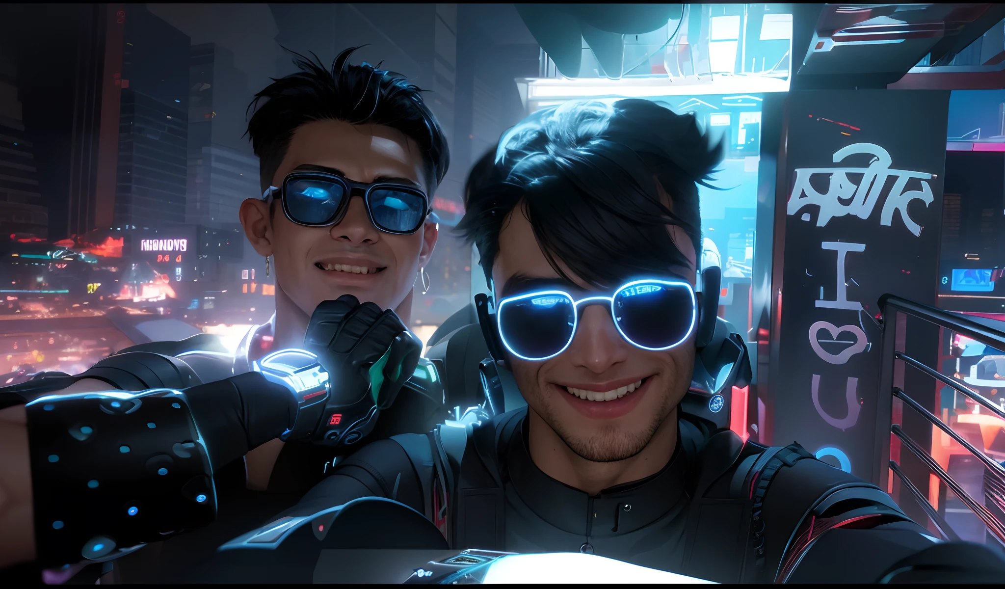 Change background cyberpunk handsome boy,realistic face,8k,ultra realistic,