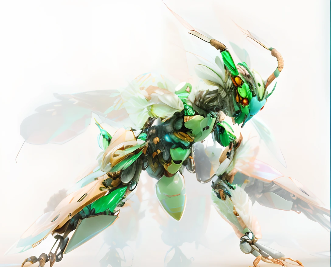 Feathered insectroids insectoid, Full of insect robots, Biopunk Cyborg Wasp, Insect robot, insects, Made of insects, , A hyper-realistic, Weta, Steampunk robot ants, full pose, cyborgs Feathered insectroids