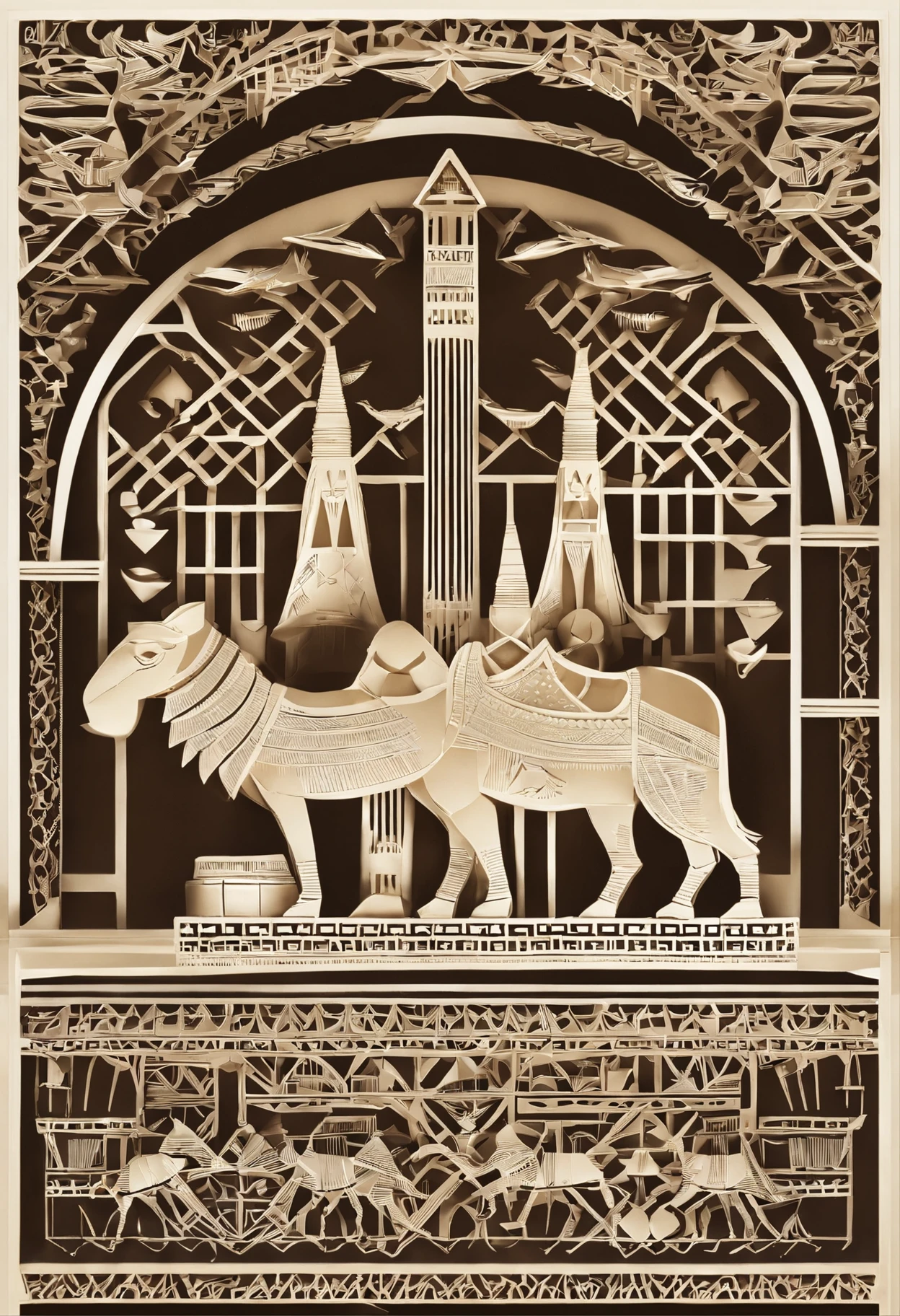Piramides de egipto y camellos