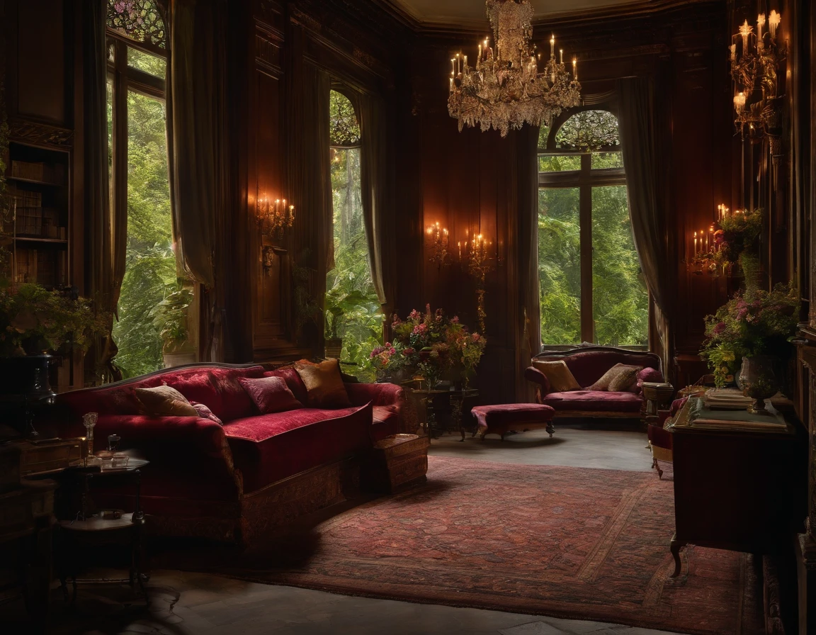 With each mystery unraveled, the mansion revealed more of its hidden wonders—a garden that bloomed with moonlit flowers, a library filled with books that wrote their own stories, and a ballroom where the shadows danced to the music of the forest.