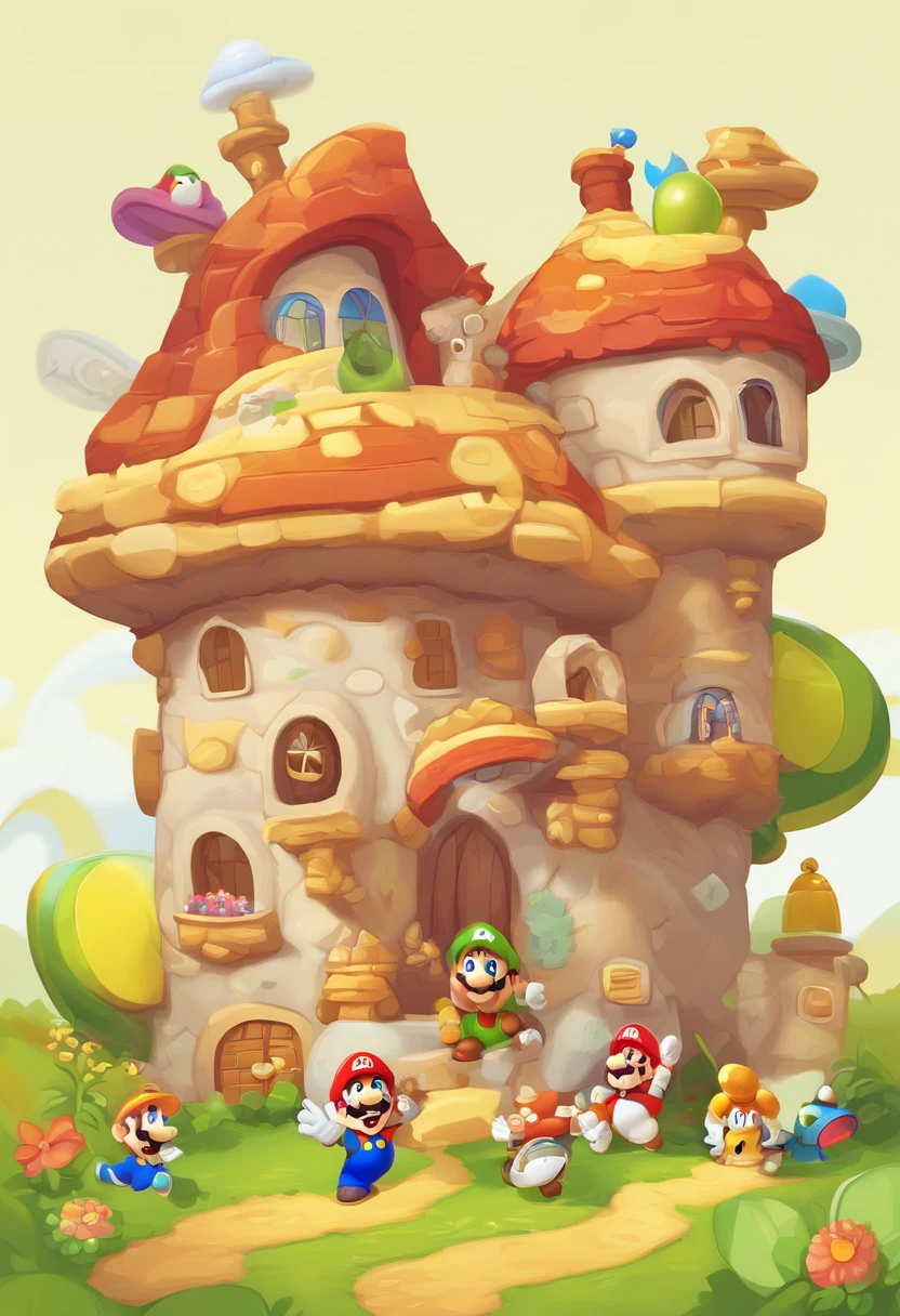 Rich Neanderthals showing off their cavelike mansion.