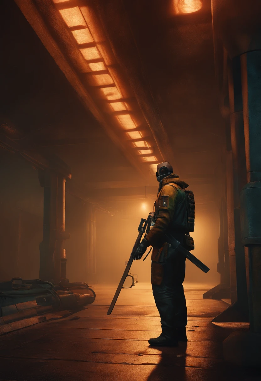 Create Gordom Freeman from Half Life by holding the crowbar in a Matrix-style environment