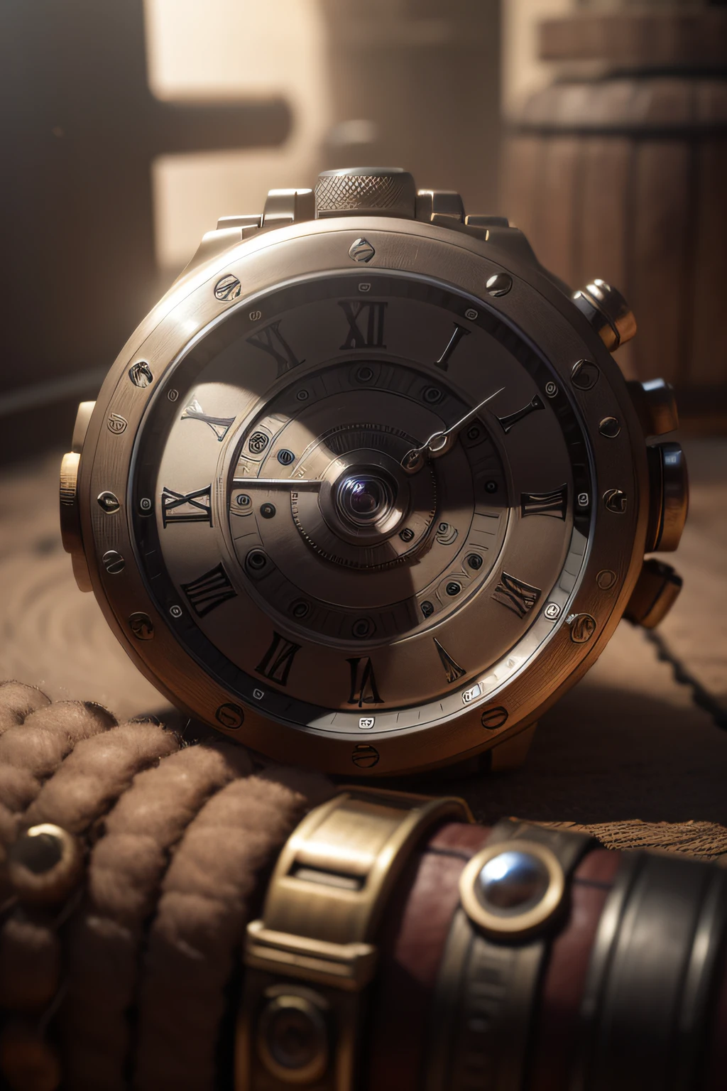 MACHINE FROM AN ANCIENT WRISTWATCH