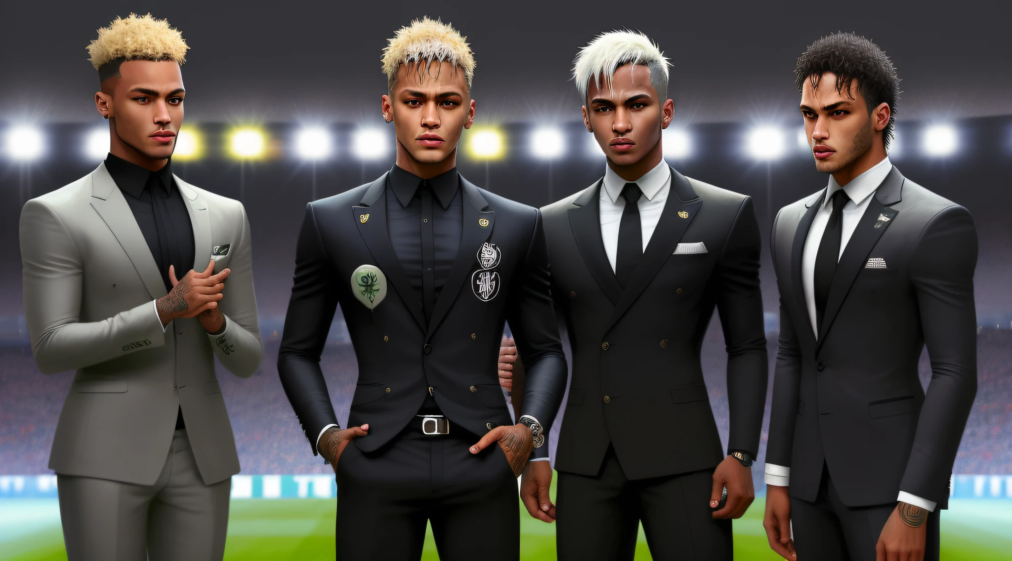 Neymar JR, roupa social, cabelo preto, cabelo preto, roupa social, terno, paleto, estadio de futebol, estadio de futebol, 1 pessoa, 1 pessoa, money, money, money