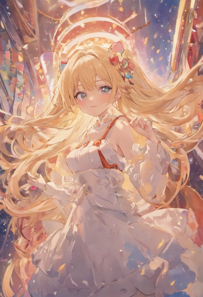 ((Best Quality)), (ultra-detailliert), ((Extremely detailed)), (Beautiful), ((Kawaii Girl)),(two side up hair)、((masutepiece)),Platinum Blonde Hair,Long hair, hair between eye, Wavy Hair, Long sideburns,Jade-colored eyes, White skin,Colossal tits、Rabbit ears,Slender body,playboy_bunny,Standing,Look Camera,One Woman,Anime