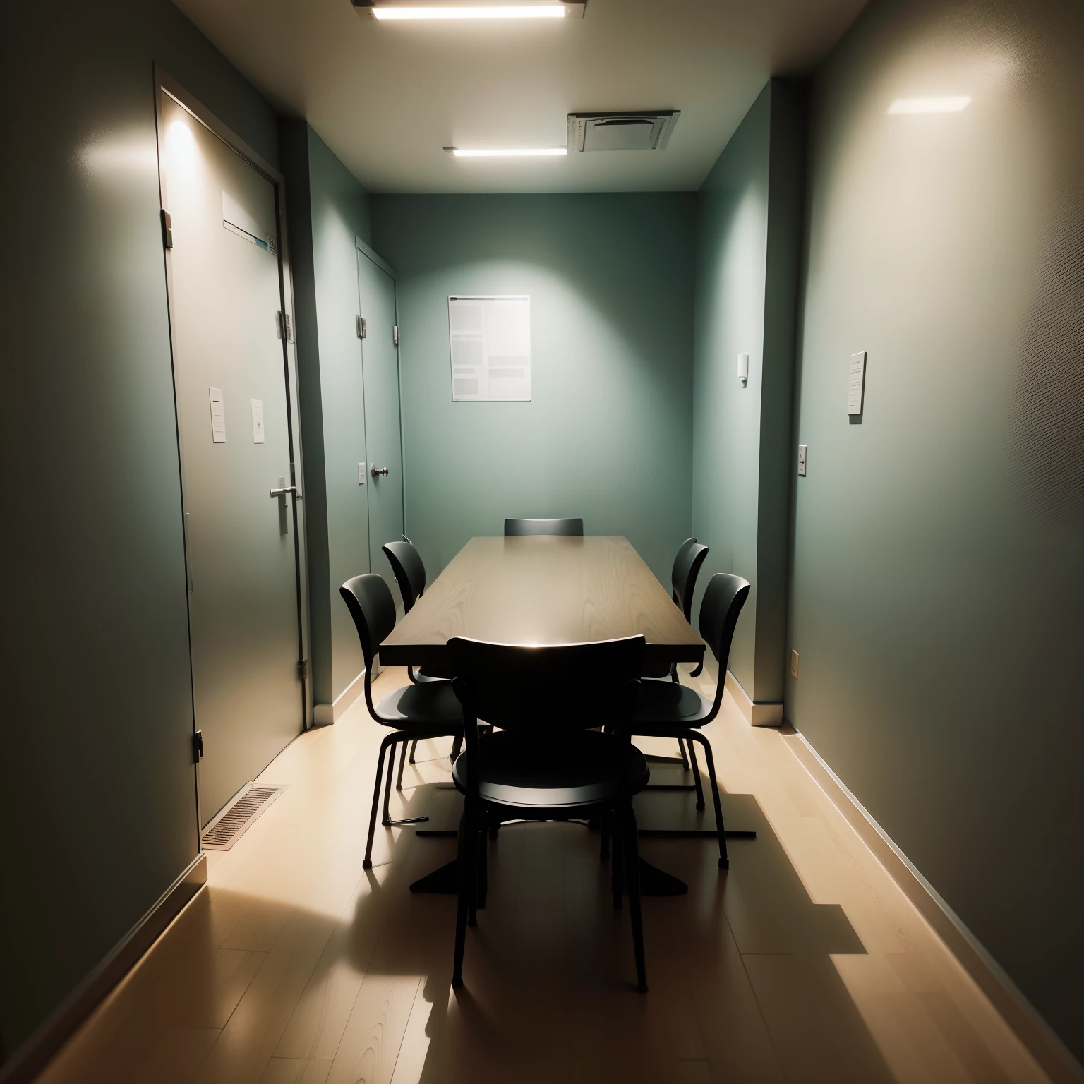 interrogation room, interrogation, sala escura, Londres
